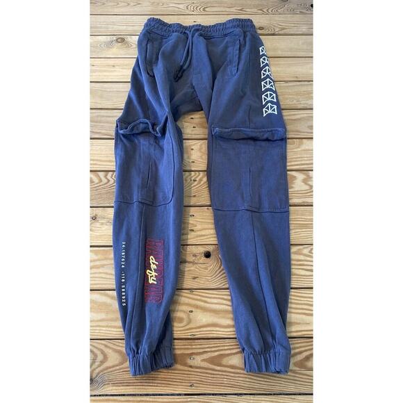 Raw Gear Cargo Sweatpants Jogger Size Small Men’s Gray - Picture 1 of 8